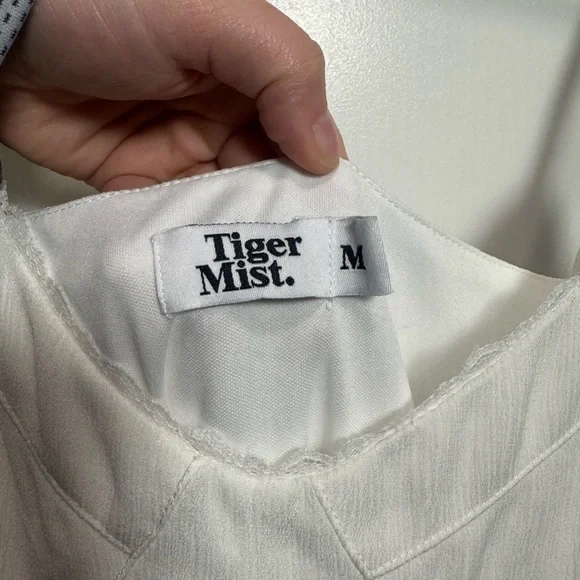 Tiger Mist White Sundress - Picture 2 of 7
